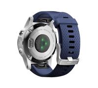 CYSUE For Fenix 5S Watch Band Fenix 6S Quickfit Soft Silicone Replacement Strap For Fenix 5S Plus/Fenix 6S Pro/Fenix 7S/D2 Delta S Smart Watch Band(Dark Blue)
