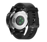 CYSUE For Fenix 5S Watch Band Fenix 6S Quickfit Soft Silicone Replacement Strap For Fenix 5S Plus/Fenix 6S Pro/Fenix 7S/D2 Delta S Smart Watch Band(Black)