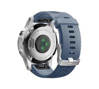 CYSUE For Fenix 5S Watch Band Fenix 6S Quickfit Soft Silicone Replacement Strap For Fenix 5S Plus/Fenix 6S Pro/Fenix 7S/D2 Delta S Smart Watch Band(Slate)