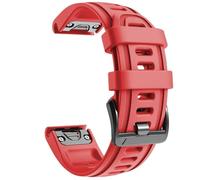 CYSUE For Fenix 7S Watch Band 20mm Sport Watch Strap for Fenix 5S/5S Plus/Fenix 6S/Fenix 6S Pro/D2 Delta S Smart watchBands(Red)
