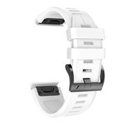 CYSUE For Fenix 8 Watch Band Replacement Silicone Watch Strap For Fenix 5/Fenix 6/Fenix 6 Pro/Fenix 7/Forerunner 935/945/Approach S60/Quatix 5/epix Smartwatch(White)