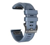 CYSUE For Fenix 8 Watch Band Replacement Silicone Watch Strap For Fenix 5/Fenix 6/Fenix 6 Pro/Fenix 7/Forerunner 935/945/Approach S60/Quatix 5/epix Smartwatch(Slate)