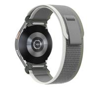 CYSUE For Samsung Galaxy Watch 7 6 5 4 44mm 40mm/FE/5 Pro 45mm Nylon Correa Bracelet Watch6 Classic 47mm 43mm Strap(Gray green,5 Pro 45mm)