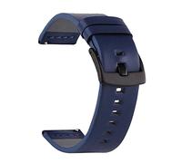 CYSUE Leather Strap For Garmin Venu 2 Vivoactive 3 4 Forerunner 245M Replacement Watch Strap Bracelet Watchband Accessories 20mm 22mm (Color : M, Size : 22mm Width)
