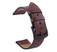 CYSUE Leather Watch Band Straps For 20mm 22mm Universal Bracelet Compatible with most watches with 22MM straps (Color : Color B, Size : 20mm Universal)