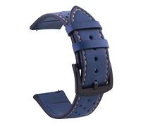 CYSUE Leather Watch Band Straps For 20mm 22mm Universal Bracelet Compatible with most watches with 22MM straps (Color : Color D, Size : 22mm Universal)