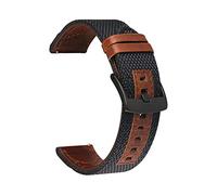 CYSUE Leather Watch Band Straps For 20mm 22mm Universal Bracelet Compatible with most watches with 22MM straps (Color : Preto, Size : 20mm Universal)