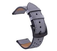 CYSUE Leather Watch Band Straps For 20mm 22mm Universal Bracelet Compatible with most watches with 22MM straps (Color : Color A, Size : 22mm Universal)