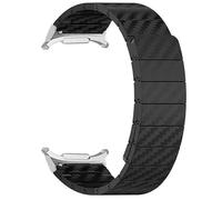 CYSUE Magnetic Carbon Fiber Strap For Samsung Galaxy Watch 7 Ultra 47mm LTE Lightweight Bracelet Watchband For Galaxy Watch Ultra 47mm Watchbands(Black-S)