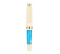 CYSUE Mini Cute Short Portable Acrylic Fountain Pen Stationery Calligraphy Practice Writing Pen Office School Supplies(01,Bent(1.0mm))