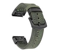 CYSUE New 22 26mm Quickfit Watchband Strap For Garmin Fenix 7 7X 6 6X Pro 5X 5 Plus 3HR 935 Epix Genuine Leather Band Watch Wristband(C,For Epix)