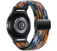 CYSUE No Gaps Braided Band For Samsung Galaxy Watch 7 6 5 4 44mm 40mm/5 pro bracelet For Galaxy watch6 watch4 classic 47 43 strap(Denim,Watch 6 43mm)