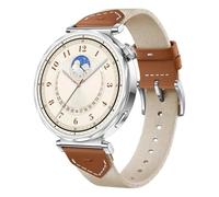 CYSUE Nylon Leather Watch Strap For Huawei Watch GT5 GT4 41mm Smart Bracelet Replacement Wristband Watchbands(Brown,GT5 41MM)