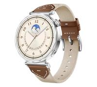 CYSUE Nylon Leather Watch Strap For Huawei Watch GT5 GT4 41mm Smart Bracelet Replacement Wristband Watchbands(Dark brown,GT4 41MM)
