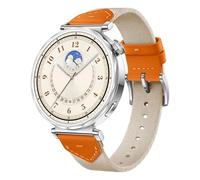 CYSUE Nylon Leather Watch Strap For Huawei Watch GT5 GT4 41mm Smart Bracelet Replacement Wristband Watchbands(Orange,18MM)