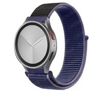 CYSUE Nylon Loop Band For Samsung Galaxy Watch 6/5/pro/4/Classic/active 2 43-47-44mm 20mm/22mm Sport Bracelet For Huawei Gt 4/2/e/3 Strap(43 midnight blue,22mm)