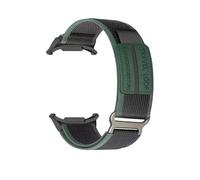 CYSUE Nylon Travel Loop Strap for Samsung Galaxy Watch 7 Ultra 47mm Men Sport Band for Galaxy 7 47mm ultra NO Gaps Curved End Bracelet Watchbands(04 blue black)