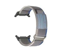 CYSUE Nylon Travel Loop Strap for Samsung Galaxy Watch 7 Ultra 47mm Men Sport Band for Galaxy 7 47mm ultra NO Gaps Curved End Bracelet Watchbands(08 blue grey)