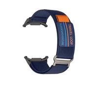 CYSUE Nylon Travel Loop Strap for Samsung Galaxy Watch 7 Ultra 47mm Men Sport Band for Galaxy 7 47mm ultra NO Gaps Curved End Bracelet Watchbands(05 Midnight Blue)