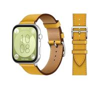 CYSUE Retro Loop For Huawei Watch Fit 3 Strap Italian cowhide Leather Bracelet Wristband Quick Replacement Belt Correa Watchbands For Huawei Fit 3 Fit 2 Watch band(Amber 11,Fit 3)