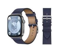 CYSUE Retro Loop For Huawei Watch Fit 3 Strap Italian cowhide Leather Bracelet Wristband Quick Replacement Belt Correa Watchbands For Huawei Fit 3 Fit 2 Watch band(Deep Navy B21,Fit 2)