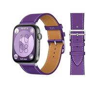 CYSUE Retro Loop For Huawei Watch Fit 3 Strap Italian cowhide Leather Bracelet Wristband Quick Replacement Belt Correa Watchbands For Huawei Fit 3 Fit 2 Watch band(Purple 20,Fit 2)