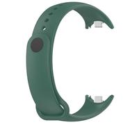 CYSUE Rubber Bracelet For Mi Band 8 Strap NFC Accessories Sport Smart Watch Wristband Pulseira Correa Xiaomi MiBand 8 Strap Watchbands(Dark Green)