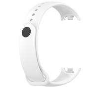 CYSUE Rubber Bracelet For Mi Band 8 Strap NFC Accessories Sport Smart Watch Wristband Pulseira Correa Xiaomi MiBand 8 Strap Watchbands(White)