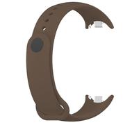 CYSUE Rubber Bracelet For Mi Band 8 Strap NFC Accessories Sport Smart Watch Wristband Pulseira Correa Xiaomi MiBand 8 Strap Watchbands(Brown)