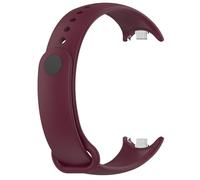 CYSUE Rubber Bracelet For Mi Band 8 Strap NFC Accessories Sport Smart Watch Wristband Pulseira Correa Xiaomi MiBand 8 Strap Watchbands(Wine Red)
