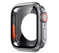 CYSUE Screen Protector Cover for Apple Watch S10 46MM S10 42MM 45mm 44mm 40mm 41mm Hard PC Front Rear Bumper Case iwatch 10 9 8 7 SE 6 5 4 Change(Original black,S10 46mm)