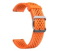 CYSUE Silicone Sports Strap For Xiaomi Watch S4 Sport S3 2 S1 Pro/Color 2 Rubber Band For Universal 22MM Bracelet Accessories Watchbands(Orange,22mm Universal)
