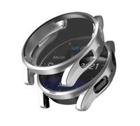 CYSUE Soft TPU Watch Case For Samsung Watch 5 40mm With Screen Protector For Galaxy Watch 5 44mm All-inclusive Bumper Cover(Silver,Watch 5 40mm)