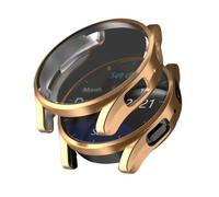 CYSUE Soft TPU Watch Case for Samsung Watch 5 40mm with Screen Protector for Galaxy Watch 5 44mm All-Inclusive Bumper Cover(Rose Gold,Watch 5 40mm)