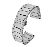 CYSUE Solid Stainless Steel Strap 22mm For Armani AR60006/AR1980/AR1981/AR1853/AR11238 Butterfly Buckle Men Watch band
