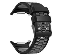 CYSUE Sports Rubber Strap For Samsung Galaxy Ultra 47mm Replacement Band For GALAXY 7 ULTRA 47MM Silicone Bracelet Correa Watchbands(B black gray)