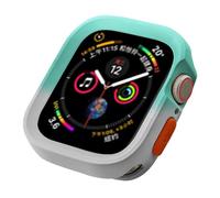 CYSUE TPU Cover for Apple Watch Series Ultra 49mm 9 8 7 41mm 45mm Bumper Frame Shell Cases for iWatch 6 5 SE 4 40 44mm Case(Blue Gray,49mm)