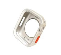 CYSUE TPU Cover for Apple Watch Series Ultra 49mm 9 8 7 41mm 45mm Bumper Frame Shell Cases for iWatch 6 5 SE 4 40 44mm Case(Plating-Starlight,40mm)