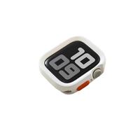 CYSUE TPU Cover for Apple Watch Ultra Case 49mm 45mm 41mm 44mm 40mm,42mm 46mm Bumper Frame Shell Protector for IWatch Series 9 SE 8 Ultra 7 6 5 4 Case(Matte White,46mm)