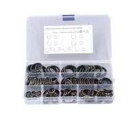CYTGOUPER 110 PCS Gasket Oil Seal Washer,Bonded Port Seal Washer Set,Rubber Metal Gasket Seal Kit for High Temperature Industrial Machinery Equipment（M6 M8 M10 M12 M14 M16 M18 M20）