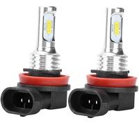 CYTGOUPER 2PCS H8 H11 LED Fog Light Bulbs, 80W 1600LM 8000K Ice Blue CSP Car Fog Lights, 12V-24V Universal Decode Aluminium Shell H11 LED Bulb for Cars Trucks SUVs