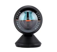 CYTGOUPER 45 Degree Inclinometer Level Gauge Dashboard, Black Plastic Shell Caravan Level Indicator,360 Degree Rotation Inclinometer Level Gauge for Car Campervan Motorhome