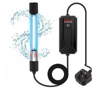 CYTGOUPER Aquarium Clean Light, UV Fish Tank Sterilizer Lamp Water Purification Water Clean Lamp for Swimming Pools Pond UK Plug 11W (ZY-113)