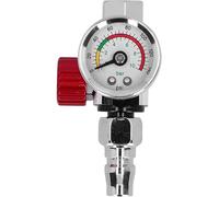 CYTGOUPER G1/4in Air Pressure Regulator,Adjustable Air Pressure Regulator with Gauges,Stainless Steel Pressure Regulators for Air Tools