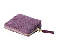 Cytiri Stuffdatas Travel Jewelry Case, Gettoreach Travel Jewelry Case, Travels Coin Purse Jewelrys Organizer, Portable Mini Jewelrys Box for Women, Portable Necklace Organizer with Zipper (Purple)