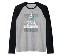 Cytogenetic Tech Genetics Lab DNA Analysis Karyotype Humor Raglan Baseball Tee