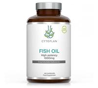 Cytoplan Fish Oil High Potency Omega 3 EPA/DHA Capsules 120 - Supports Cognitive Health - Boosts Energy Metabolism - Immune System Support