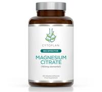Cytoplan Magnesium Citrate Capsules 120 - Optimal Absorption - British Developed - Scientifically Formulated - High Bioavailability