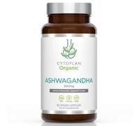 Cytoplan Organic Ashwagandha Capsules 60 - Optimal Absorption - British Developed - Scientifically Formulated - High Bioavailability