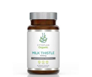 Cytoplan -Organic - Milk Thistle, 400mg -60 caps EXP 08.27 FREE P+P